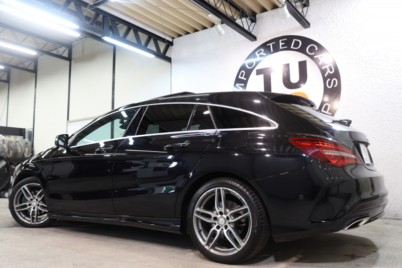 メルセデスベンツ CLAクラス CLA180ｼｭｰﾃｨﾝｸﾞﾌﾞﾚｰｸ ｽﾎﾟｰﾂ AMGﾚｻﾞｰｴｸｽｸﾙｰｼﾌﾞ&ﾚｰﾀﾞｰｾｰﾌﾃｨPKG　後期 ｷｰﾚｽｺﾞｰ 黒本革 ﾊﾟﾉﾗﾏSR HDDﾅﾋﾞTV ｽﾏﾎ連携 harman/kardon ﾊﾞｯｸｶﾒﾗ PTS LEDﾗｲﾄ 自動Rｹﾞｰﾄ ﾊﾝｽﾞﾌﾘｰA AMGｴｱﾛ&18AW 7AT　2年保証