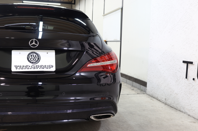 メルセデスベンツ CLAクラス CLA180ｼｭｰﾃｨﾝｸﾞﾌﾞﾚｰｸ ｽﾎﾟｰﾂ AMGﾚｻﾞｰｴｸｽｸﾙｰｼﾌﾞ&ﾚｰﾀﾞｰｾｰﾌﾃｨPKG　後期 ｷｰﾚｽｺﾞｰ 黒本革 ﾊﾟﾉﾗﾏSR HDDﾅﾋﾞTV ｽﾏﾎ連携 harman/kardon ﾊﾞｯｸｶﾒﾗ PTS LEDﾗｲﾄ 自動Rｹﾞｰﾄ ﾊﾝｽﾞﾌﾘｰA AMGｴｱﾛ&18AW 7AT　2年保証