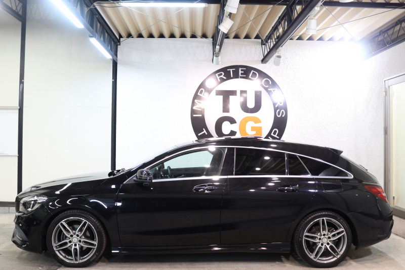 メルセデスベンツ CLAクラス CLA180ｼｭｰﾃｨﾝｸﾞﾌﾞﾚｰｸ ｽﾎﾟｰﾂ AMGﾚｻﾞｰｴｸｽｸﾙｰｼﾌﾞ&ﾚｰﾀﾞｰｾｰﾌﾃｨPKG　後期 ｷｰﾚｽｺﾞｰ 黒本革 ﾊﾟﾉﾗﾏSR HDDﾅﾋﾞTV ｽﾏﾎ連携 harman/kardon ﾊﾞｯｸｶﾒﾗ PTS LEDﾗｲﾄ 自動Rｹﾞｰﾄ ﾊﾝｽﾞﾌﾘｰA AMGｴｱﾛ&18AW 7AT　2年保証