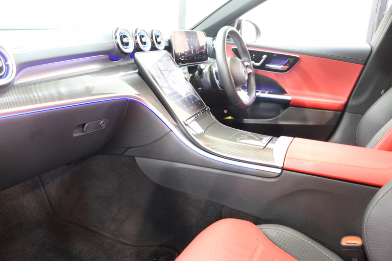 AMG Cクラス C43ｽﾃｰｼｮﾝﾜｺﾞﾝ 4MATIC ｽﾃｰｼｮﾝﾜｺﾞﾝ ﾚｰﾀﾞｰｾｰﾌﾃｨPKG　BSG搭載 MEｺﾈｸﾄ ｷｰﾚｽｺﾞｰ 赤/黒本革 ﾍﾞﾝﾁﾚｰﾀｰ ﾊﾟﾉﾗﾏSR ﾍｯﾄﾞｱｯﾌﾟD MBUXﾅﾋﾞTV&ARﾅﾋﾞ ｽﾏﾎ連携 ﾌﾞﾙﾒｽﾀｰ 360ｶﾒﾗ PTS LEDﾗｲﾄ 自動Rｹﾞｰﾄ AMG専用装備&ﾁｭｰﾆﾝｸﾞ 9AT　2年保証