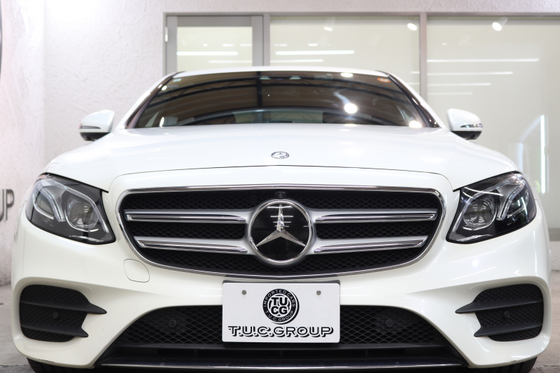 メルセデスベンツ Eクラス E200 AVG ｽﾎﾟｰﾂ ﾚｻﾞｰ&ﾚｰﾀﾞｰｾｰﾌﾃｨPKG　ｷｰﾚｽｺﾞｰ 黒本革 HDDﾅﾋﾞTV ｽﾏﾎ連携 ﾌﾞﾙﾒｽﾀｰ 360ｶﾒﾗ PTS LEDﾗｲﾄ 自動ﾄﾗﾝｸ AMGｴｱﾛ&19AW ﾀﾞｲﾅﾐｯｸS 9AT　2年保証