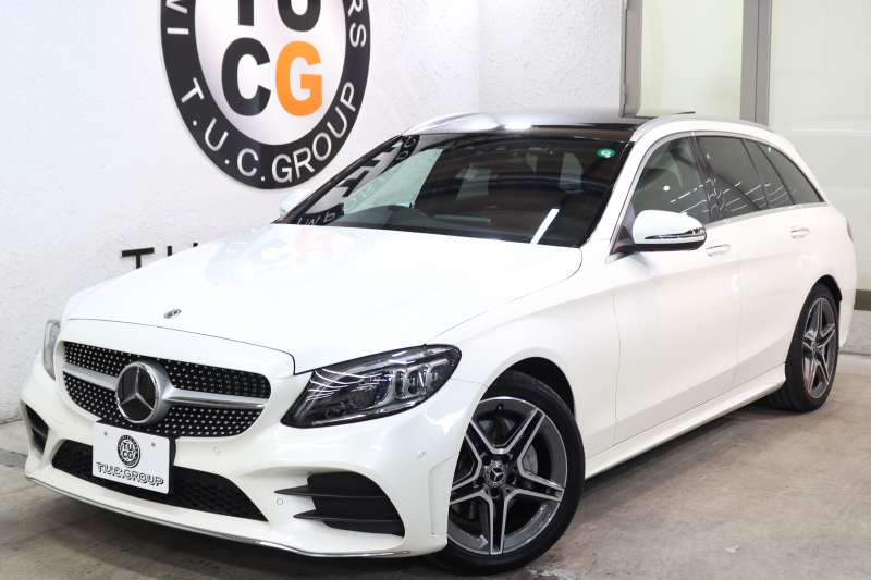 メルセデスベンツ Cクラス C200ｽﾃｰｼｮﾝﾜｺﾞﾝ AVG AMGﾗｲﾝ ﾚｻﾞｰｴｸｽｸﾙｰｼﾌﾞ&ﾚｰﾀﾞｰｾｰﾌﾃｨPKG　BSG搭載 後期 ｷｰﾚｽｺﾞｰ 赤本革 ﾊﾟﾉﾗﾏSR ﾍｯﾄﾞｱｯﾌﾟD HDDﾅﾋﾞTV ｽﾏﾎ連携 ﾌﾞﾙﾒｽﾀｰ ﾊﾞｯｸｶﾒﾗ PTS LEDﾗｲﾄ 自動Rｹﾞｰﾄ ﾊﾝｽﾞﾌﾘｰA AMGｴｱﾛ&18AW ｴｱｻｽ 9AT　2年保証