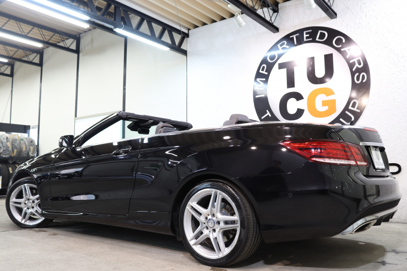 メルセデスベンツ Eクラス E250ｶﾌﾞﾘｵﾚ AMGｽﾎﾟｰﾂ&ﾚｰﾀﾞｰｾｰﾌﾃｨPKG　後期 1ｵｰﾅｰ ｷｰﾚｽｺﾞｰ 茶本革 ｴｱｽｶｰﾌ HDDﾅﾋﾞTV BT音楽 360ｶﾒﾗ PTS LEDﾗｲﾄ AMGｴｱﾛ&18AW 黒幌　2年保証