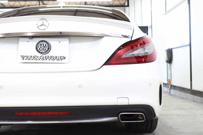 メルセデスベンツ CLS CLS220d AMGﾗｲﾝ ﾚｰﾀﾞｰｾｰﾌﾃｨPKG　後期 ｷｰﾚｽｺﾞｰ 黒本革 ｻﾝﾙｰﾌ HDDﾅﾋﾞTV&ｷｬﾝｾﾗｰ ｽﾏﾎ連携 360ｶﾒﾗ PTS LEDﾗｲﾄ AMGｴｱﾛ&19AW ｴｱｻｽ 7AT　2年保証