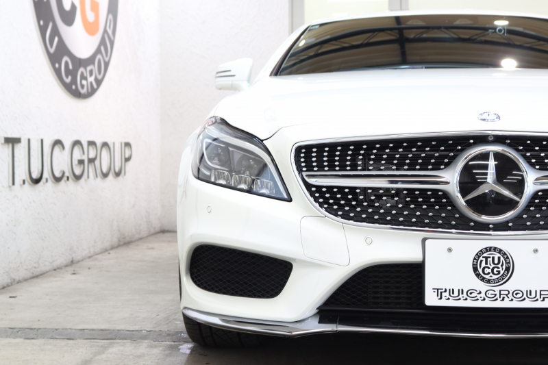 メルセデスベンツ CLS CLS220d AMGﾗｲﾝ ﾚｰﾀﾞｰｾｰﾌﾃｨPKG　後期 ｷｰﾚｽｺﾞｰ 黒本革 ｻﾝﾙｰﾌ HDDﾅﾋﾞTV&ｷｬﾝｾﾗｰ ｽﾏﾎ連携 360ｶﾒﾗ PTS LEDﾗｲﾄ AMGｴｱﾛ&19AW ｴｱｻｽ 7AT　2年保証