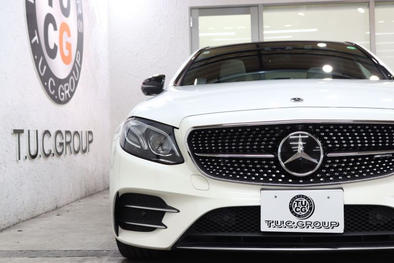 AMG Eクラス E43 4MATIC ｴｸｽｸﾙｰｼﾌﾞ&ﾚｰﾀﾞｰｾｰﾌﾃｨPKG　1ｵｰﾅｰ ｷｰﾚｽｺﾞｰ 白本革 ﾍﾞﾝﾁﾚｰﾀｰ ﾊﾟﾉﾗﾏSR ﾍｯﾄﾞｱｯﾌﾟD HDDﾅﾋﾞTV ｽﾏﾎ連携 ﾌﾞﾙﾒｽﾀｰ 360ｶﾒﾗ PTS LEDﾗｲﾄ 自動ﾄﾗﾝｸ ﾊﾝｽﾞﾌﾘｰA AMG専用装備&ﾁｭｰﾆﾝｸﾞ 9AT　2年保証