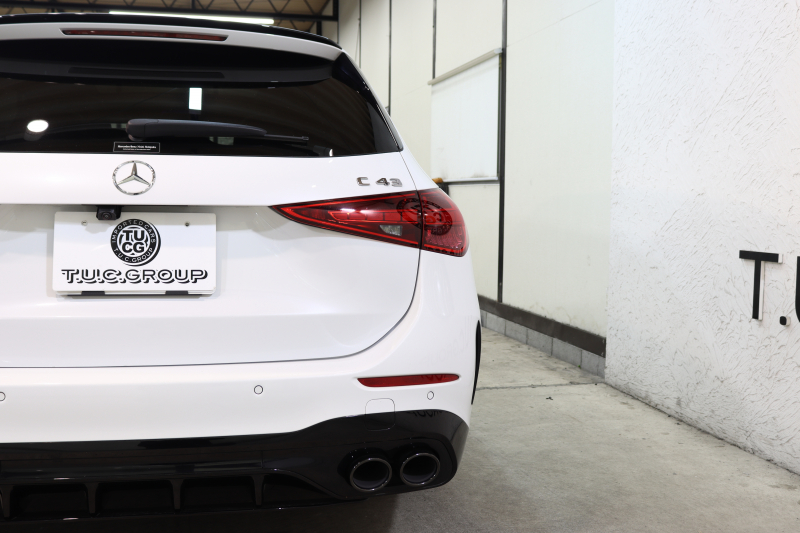 AMG Cクラス C43 4MATIC ｽﾃｰｼｮﾝﾜｺﾞﾝ ﾚｰﾀﾞｰｾｰﾌﾃｨPKG　BSG搭載 1ｵｰﾅｰ ｷｰﾚｽｺﾞｰ 黒本革 ﾍﾞﾝﾁﾚｰﾀｰ ﾊﾟﾉﾗﾏSR ﾍｯﾄﾞｱｯﾌﾟD MBUXﾅﾋﾞTV&ARﾅﾋﾞ ｽﾏﾎ連携 ﾌﾞﾙﾒｽﾀｰ 360ｶﾒﾗ PTS LEDﾗｲﾄ 自動ﾄﾗﾝｸ AMG専用装備&ﾁｭｰﾆﾝｸﾞﾀﾞｲﾅﾐｯｸS 9AT　2年保証