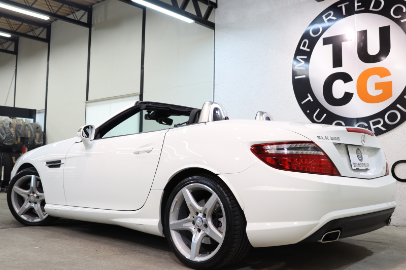 メルセデスベンツ SLKクラス SLK200 ﾄﾚﾝﾄﾞ+ AMGｽﾎﾟｰﾂ&ﾚｰﾀﾞｰｾｰﾌﾃｨPKG　後期型  黒本革 ｴｱｽｶｰﾌ ﾊﾞﾘｵR HDDﾅﾋﾞTV BT音楽 DSRC ｷｾﾉﾝ ｴｱｶﾞｲﾄﾞ AMGｴｱﾛ&18AW 9AT　2年保証