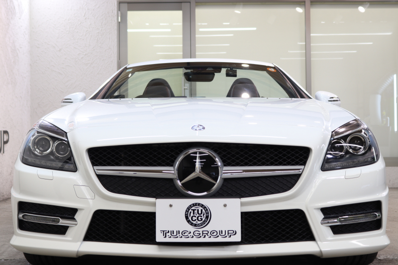 メルセデスベンツ SLKクラス SLK200 ﾄﾚﾝﾄﾞ+ AMGｽﾎﾟｰﾂ&ﾚｰﾀﾞｰｾｰﾌﾃｨPKG　後期型  黒本革 ｴｱｽｶｰﾌ ﾊﾞﾘｵR HDDﾅﾋﾞTV BT音楽 DSRC ｷｾﾉﾝ ｴｱｶﾞｲﾄﾞ AMGｴｱﾛ&18AW 9AT　2年保証