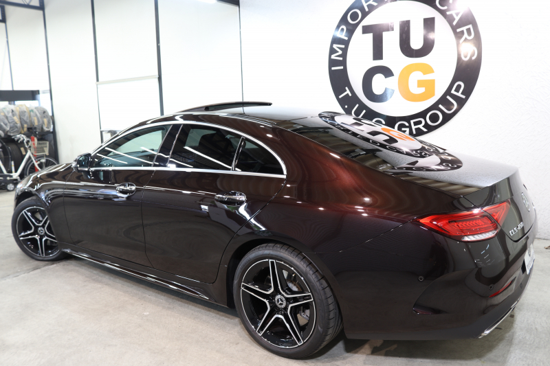 メルセデスベンツ CLS CLS450 4MATIC ｽﾎﾟｰﾂ ｴｸｽｸﾙｰｼﾌﾞ&ﾚｰﾀﾞｰｾｰﾌﾃｨPKG　ISG搭載 ｷｰﾚｽｺﾞｰ 黒本革 ﾍﾞﾝﾁﾚｰﾀｰ ｻﾝﾙｰﾌ ﾍｯﾄﾞｱｯﾌﾟD HDDﾅﾋﾞTV ｽﾏﾎ連携 ﾌﾞﾙﾒｽﾀｰ 360ｶﾒﾗ PTS LEDﾗｲﾄ 自動ﾄﾗﾝｸ ﾊﾝｽﾞﾌﾘｰA AMGｴｱﾛ&19AW ｴｱｻｽ 9AT 希少色ﾙﾋﾞｰﾌﾞﾗｯｸ　2年保証