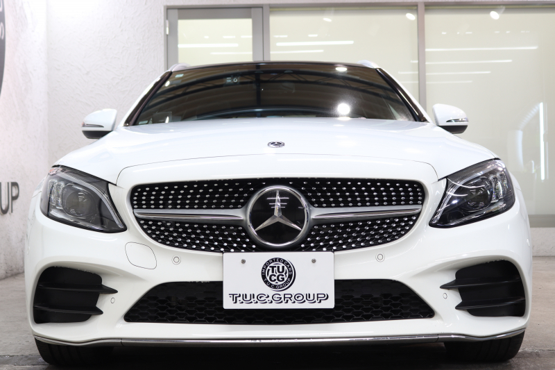 メルセデスベンツ Cクラス C200ｽﾃｰｼｮﾝﾜｺﾞﾝ AVG AMGﾗｲﾝ ﾚｻﾞｰｴｸｽｸﾙｰｼﾌﾞ&ﾚｰﾀﾞｰｾｰﾌﾃｨPKG　BSG搭載 後期 ｷｰﾚｽｺﾞｰ 黒本革 ﾊﾟﾉﾗﾏSR ﾍｯﾄﾞｱｯﾌﾟD HDDﾅﾋﾞTV ｽﾏﾎ連携 ﾌﾞﾙﾒｽﾀｰ ﾊﾞｯｸｶﾒﾗ PTS LEDﾗｲﾄ 自動Rｹﾞｰﾄ ﾊﾝｽﾞﾌﾘｰA AMGｴｱﾛ&18AW ｴｱｻｽ 9AT　2年保証