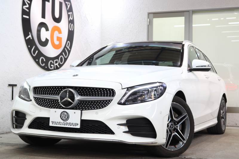 メルセデスベンツ Cクラス C200ｽﾃｰｼｮﾝﾜｺﾞﾝ AVG AMGﾗｲﾝ ﾚｻﾞｰｴｸｽｸﾙｰｼﾌﾞ&ﾚｰﾀﾞｰｾｰﾌﾃｨPKG　BSG搭載 後期 ｷｰﾚｽｺﾞｰ 黒本革 ﾊﾟﾉﾗﾏSR ﾍｯﾄﾞｱｯﾌﾟD HDDﾅﾋﾞTV ｽﾏﾎ連携 ﾌﾞﾙﾒｽﾀｰ ﾊﾞｯｸｶﾒﾗ PTS LEDﾗｲﾄ 自動Rｹﾞｰﾄ ﾊﾝｽﾞﾌﾘｰA AMGｴｱﾛ&18AW ｴｱｻｽ 9AT　2年保証