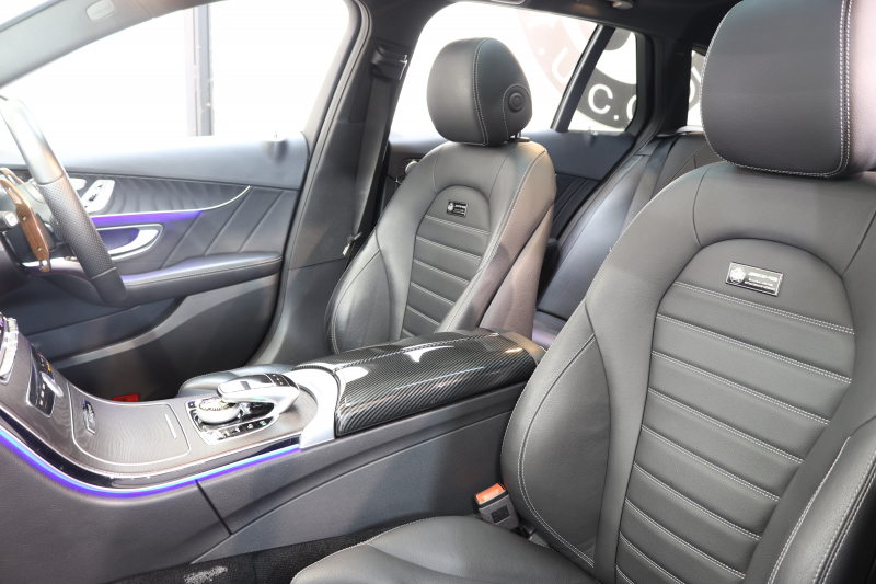 メルセデスベンツ Cクラス C200ｽﾃｰｼｮﾝﾜｺﾞﾝ AVG AMGﾗｲﾝ ﾚｻﾞｰｴｸｽｸﾙｰｼﾌﾞ&ﾚｰﾀﾞｰｾｰﾌﾃｨPKG　BSG搭載 後期 ｷｰﾚｽｺﾞｰ 黒本革 ﾊﾟﾉﾗﾏSR ﾍｯﾄﾞｱｯﾌﾟD HDDﾅﾋﾞTV ｽﾏﾎ連携 ﾌﾞﾙﾒｽﾀｰ ﾊﾞｯｸｶﾒﾗ PTS LEDﾗｲﾄ 自動Rｹﾞｰﾄ ﾊﾝｽﾞﾌﾘｰA AMGｴｱﾛ&18AW ｴｱｻｽ 9AT　2年保証