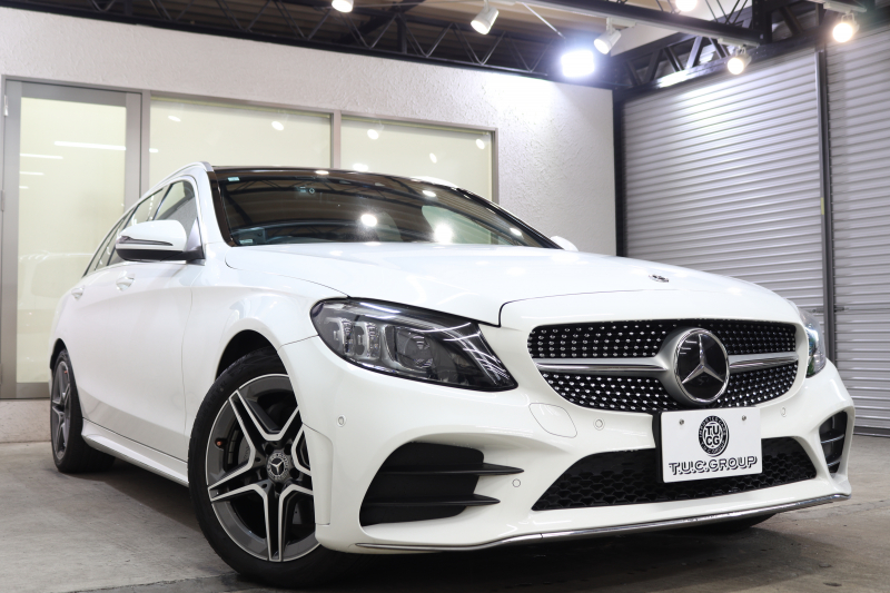 メルセデスベンツ Cクラス C200ｽﾃｰｼｮﾝﾜｺﾞﾝ AVG AMGﾗｲﾝ ﾚｻﾞｰｴｸｽｸﾙｰｼﾌﾞ&ﾚｰﾀﾞｰｾｰﾌﾃｨPKG　BSG搭載 後期 ｷｰﾚｽｺﾞｰ 黒本革 ﾊﾟﾉﾗﾏSR ﾍｯﾄﾞｱｯﾌﾟD HDDﾅﾋﾞTV ｽﾏﾎ連携 ﾌﾞﾙﾒｽﾀｰ ﾊﾞｯｸｶﾒﾗ PTS LEDﾗｲﾄ 自動Rｹﾞｰﾄ ﾊﾝｽﾞﾌﾘｰA AMGｴｱﾛ&18AW ｴｱｻｽ 9AT　2年保証