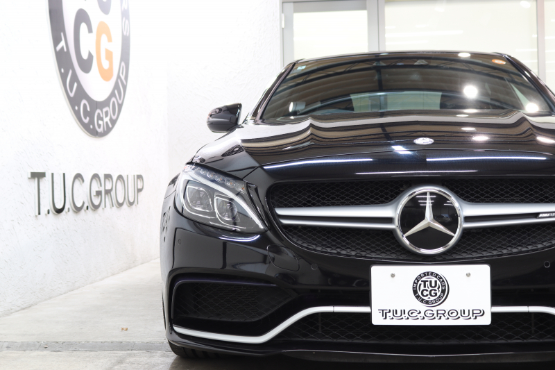 AMG Cクラス C63 ｴｸｽｸﾙｰｼﾌﾞ&ﾚｰﾀﾞｰｾｰﾌﾃｨPKG　1ｵｰﾅｰ ｷｰﾚｽｺﾞｰ 黒/赤本革 ﾍｯﾄﾞｱｯﾌﾟD HDDﾅﾋﾞTV BT音楽 ﾌﾞﾙﾒｽﾀｰ ﾊﾞｯｸｶﾒﾗ PTS LEDﾗｲﾄ 自動ﾄﾗﾝｸ ﾊﾝｽﾞﾌﾘｰA AMG専用装備&ﾁｭｰﾆﾝｸﾞﾀﾞｲﾅﾐｯｸS 7AT　2年保証
