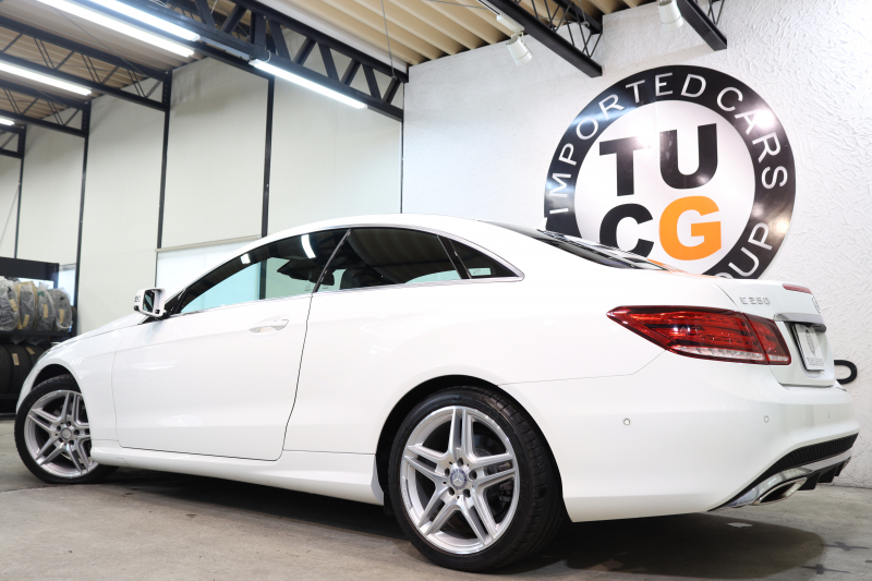 メルセデスベンツ Eクラス E250ｸｰﾍﾟ AMGｽﾎﾟｰﾂ&ﾚｰﾀﾞｰｾｰﾌﾃｨPKG　後期 1ｵｰﾅｰ ｷｰﾚｽｺﾞｰ 黒本革 HDDﾅﾋﾞTV BT音楽 ﾊﾞｯｸｶﾒﾗ PTS LEDﾗｲﾄ AMGｴｱﾛ&18AW 7AT　2年保証