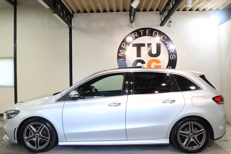 メルセデスベンツ Bクラス B180 AMGﾗｲﾝ AMGﾚｻﾞｰｴｸｽｸﾙｰｼﾌﾞ&ｱﾄﾞﾊﾞﾝｽﾄﾞ&ﾅﾋﾞｹﾞｰｼｮﾝ&ﾚｰﾀﾞｰｾｰﾌﾃｨPKG　ｷｰﾚｽｺﾞｰ 灰/黒本革 ﾊﾟﾉﾗﾏSR ﾍｯﾄﾞｱｯﾌﾟD MBUXﾅﾋﾞTV BT音楽 360ｶﾒﾗ PTS LEDﾗｲﾄ 自動Rｹﾞｰﾄ ﾊﾝｽﾞﾌﾘｰA AMGｴｱﾛ&18AW ﾜｲﾔﾚｽ充電 7AT　2年保証