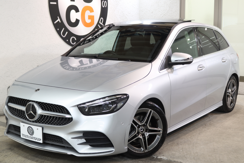 メルセデスベンツ Bクラス B180 AMGﾗｲﾝ AMGﾚｻﾞｰｴｸｽｸﾙｰｼﾌﾞ&ｱﾄﾞﾊﾞﾝｽﾄﾞ&ﾅﾋﾞｹﾞｰｼｮﾝ&ﾚｰﾀﾞｰｾｰﾌﾃｨPKG　ｷｰﾚｽｺﾞｰ 灰/黒本革 ﾊﾟﾉﾗﾏSR ﾍｯﾄﾞｱｯﾌﾟD MBUXﾅﾋﾞTV BT音楽 360ｶﾒﾗ PTS LEDﾗｲﾄ 自動Rｹﾞｰﾄ ﾊﾝｽﾞﾌﾘｰA AMGｴｱﾛ&18AW ﾜｲﾔﾚｽ充電 7AT　2年保証