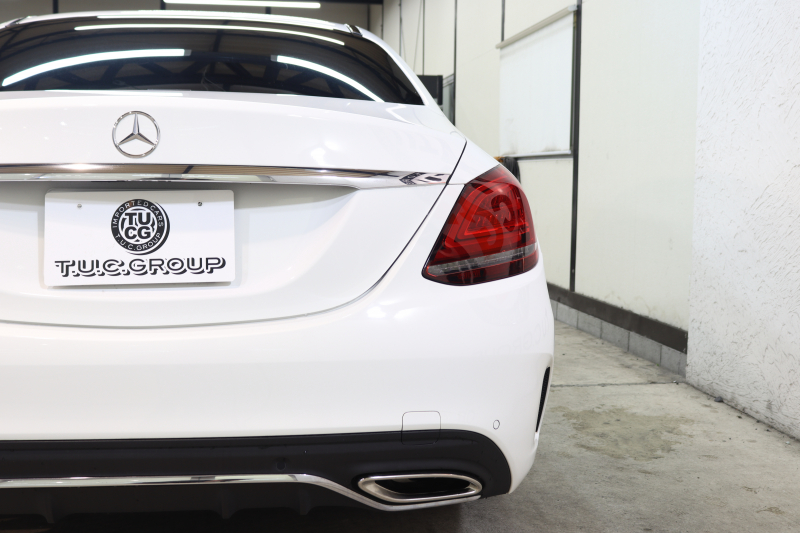 メルセデスベンツ Cクラス C200 AVG AMGﾗｲﾝ ﾚｰﾀﾞｰｾｰﾌﾃｨPKG　ﾚｰﾀﾞｰｾｰﾌﾃｨPKG　BSG搭載 後期 ｷｰﾚｽｺﾞｰ 黒革 HDDﾅﾋﾞTV ｽﾏﾎ連携 ﾊﾞｯｸｶﾒﾗ PTS LEDﾗｲﾄ AMGｴｱﾛ&18AW ﾀﾞｲﾅﾐｯｸS ｴｱｻｽ 9AT　2年保証