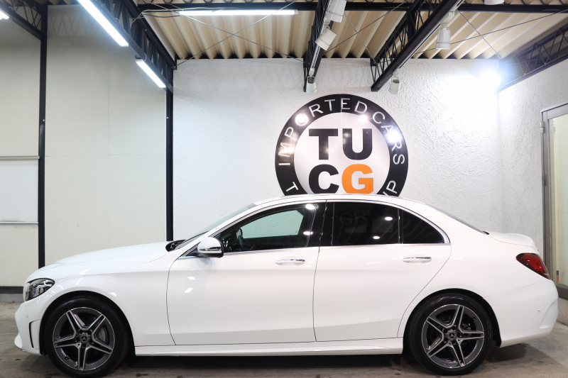 メルセデスベンツ Cクラス C200 AVG AMGﾗｲﾝ ﾚｰﾀﾞｰｾｰﾌﾃｨPKG　ﾚｰﾀﾞｰｾｰﾌﾃｨPKG　BSG搭載 後期 ｷｰﾚｽｺﾞｰ 黒革 HDDﾅﾋﾞTV ｽﾏﾎ連携 ﾊﾞｯｸｶﾒﾗ PTS LEDﾗｲﾄ AMGｴｱﾛ&18AW ﾀﾞｲﾅﾐｯｸS ｴｱｻｽ 9AT　2年保証