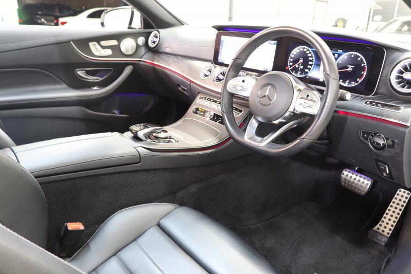 メルセデスベンツ Eクラス E200ｸｰﾍﾟ ｽﾎﾟｰﾂ ﾚｻﾞｰ&ﾚｰﾀﾞｰｾｰﾌﾃｨPKG　中期 ｷｰﾚｽｺﾞｰ 黒本革 ﾊﾟﾉﾗﾏSR ﾍｯﾄﾞｱｯﾌﾟD HDDﾅﾋﾞTV ｽﾏﾎ連携 ﾌﾞﾙﾒｽﾀｰ 360ｶﾒﾗ PTS LEDﾗｲﾄ AMGｴｱﾛ&19AW ﾀﾞｲﾅﾐｯｸｾﾚｸﾄ 9AT　2年保証