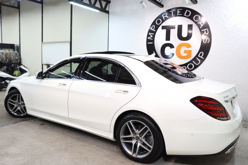 メルセデスベンツ Sクラス S560ﾛﾝｸﾞ AMGﾗｲﾝ ｼｮｰﾌｧｰ&ﾚｰﾀﾞｰｾｰﾌﾃｨPKG　後期 ｷｰﾚｽｺﾞｰ 黒本革 ﾍﾞﾝﾁﾚｰﾀｰ ﾊﾟﾉﾗﾏSR ﾍｯﾄﾞｱｯﾌﾟD HDDﾅﾋﾞTV ｽﾏﾎ連携 ﾌﾞﾙﾒｽﾀｰ 360ｶﾒﾗ PTS LEDﾗｲﾄ 自動ﾄﾗﾝｸ ﾊﾝｽﾞﾌﾘｰA AMGｴｱﾛ&19AW ｸﾛｰｼﾞﾝｸﾞS ﾜｲﾔﾚｽ充電 ｴｱｻｽ 9AT　2年保証