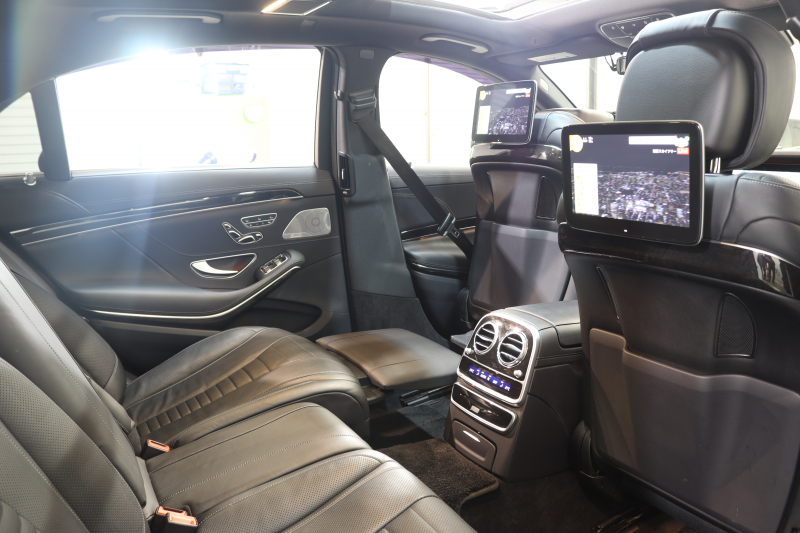 メルセデスベンツ Sクラス S560ﾛﾝｸﾞ AMGﾗｲﾝ ｼｮｰﾌｧｰ&ﾚｰﾀﾞｰｾｰﾌﾃｨPKG　後期 ｷｰﾚｽｺﾞｰ 黒本革 ﾍﾞﾝﾁﾚｰﾀｰ ﾊﾟﾉﾗﾏSR ﾍｯﾄﾞｱｯﾌﾟD HDDﾅﾋﾞTV ｽﾏﾎ連携 ﾌﾞﾙﾒｽﾀｰ 360ｶﾒﾗ PTS LEDﾗｲﾄ 自動ﾄﾗﾝｸ ﾊﾝｽﾞﾌﾘｰA AMGｴｱﾛ&19AW ｸﾛｰｼﾞﾝｸﾞS ﾜｲﾔﾚｽ充電 ｴｱｻｽ 9AT　2年保証