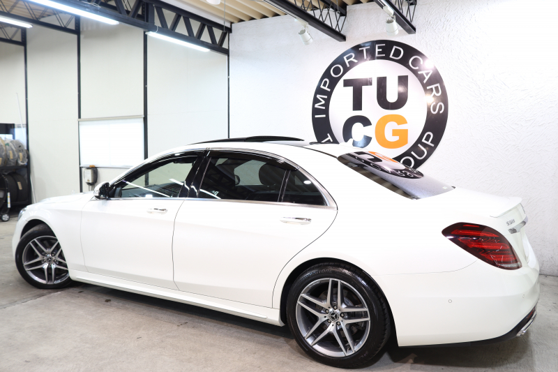 メルセデスベンツ Sクラス S560ﾛﾝｸﾞ AMGﾗｲﾝ ｼｮｰﾌｧｰ&ﾚｰﾀﾞｰｾｰﾌﾃｨPKG　後期 ｷｰﾚｽｺﾞｰ 黒本革 ﾍﾞﾝﾁﾚｰﾀｰ ﾊﾟﾉﾗﾏSR ﾍｯﾄﾞｱｯﾌﾟD HDDﾅﾋﾞTV ｽﾏﾎ連携 ﾌﾞﾙﾒｽﾀｰ 360ｶﾒﾗ PTS LEDﾗｲﾄ 自動ﾄﾗﾝｸ ﾊﾝｽﾞﾌﾘｰA AMGｴｱﾛ&19AW ｸﾛｰｼﾞﾝｸﾞS ﾜｲﾔﾚｽ充電 ｴｱｻｽ 9AT　2年保証