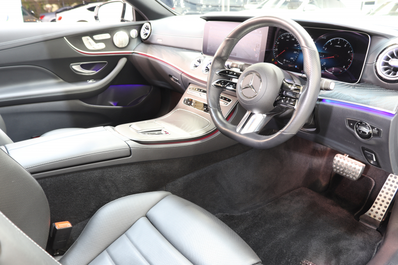 メルセデスベンツ Eクラス E300ｸｰﾍﾟ ｽﾎﾟｰﾂ ｴｸｽｸﾙｰｼﾌﾞ&ﾚｰﾀﾞｰｾｰﾌﾃｨPKG　後期 ｷｰﾚｽｺﾞｰ 黒本革 ﾍﾞﾝﾁﾚｰﾀｰ ﾊﾟﾉﾗﾏSR ﾍｯﾄﾞｱｯﾌﾟD MBUXﾅﾋﾞTV ｽﾏﾎ連携 ﾌﾞﾙﾒｽﾀｰ 360ｶﾒﾗ PTS LEDﾗｲﾄ AMGｴｱﾛ&19AW ｴｱｻｽ ﾊﾟﾅﾒﾘｶｰﾅｸﾞﾘﾙ 9AT　2年保証