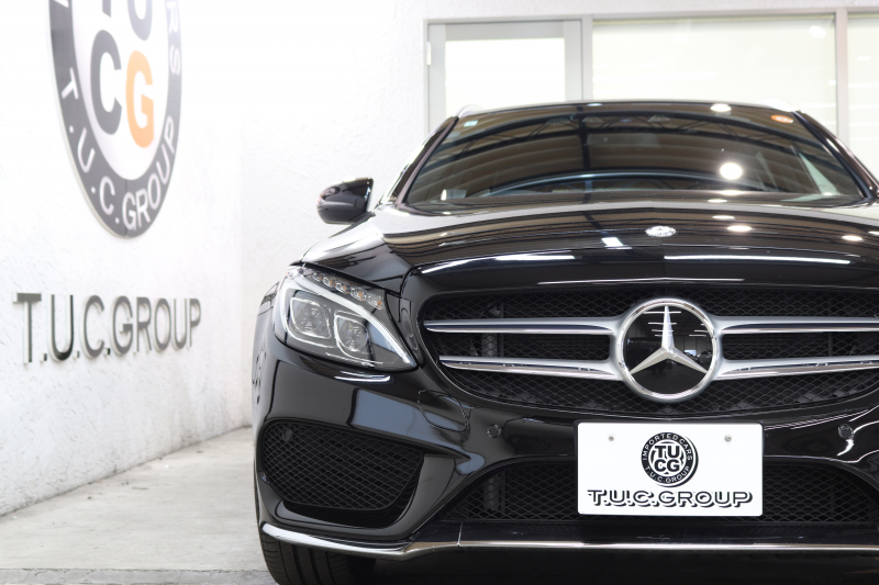 メルセデスベンツ Cクラス C200ｽﾃｰｼｮﾝﾜｺﾞﾝ ｽﾎﾟｰﾂ ﾚｰﾀﾞｰｾｰﾌﾃｨPKG　中期 1ｵｰﾅｰ ｷｰﾚｽｺﾞｰ 黒革 HDDﾅﾋﾞTV BT音楽 ﾊﾞｯｸｶﾒﾗ PTS LEDﾗｲﾄ 自動Rｹﾞｰﾄ AMGｴｱﾛ&18AW ﾀﾞｲﾅﾐｯｸS ｴｱｻｽ 9AT　2年保証