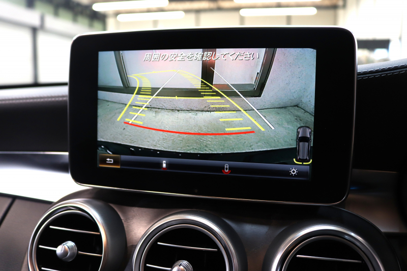 メルセデスベンツ Cクラス C200ｽﾃｰｼｮﾝﾜｺﾞﾝ ｽﾎﾟｰﾂ ﾚｰﾀﾞｰｾｰﾌﾃｨPKG　中期 1ｵｰﾅｰ ｷｰﾚｽｺﾞｰ 黒革 HDDﾅﾋﾞTV BT音楽 ﾊﾞｯｸｶﾒﾗ PTS LEDﾗｲﾄ 自動Rｹﾞｰﾄ AMGｴｱﾛ&18AW ﾀﾞｲﾅﾐｯｸS ｴｱｻｽ 9AT　2年保証