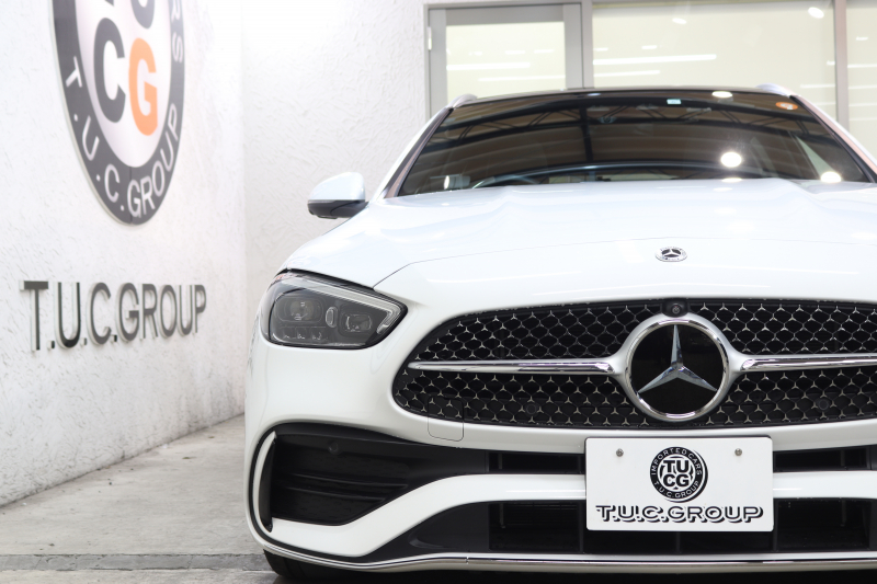 メルセデスベンツ Cクラス C220d ｽﾃｰｼｮﾝﾜｺﾞﾝ AVG AMGﾗｲﾝ ﾚｻﾞｰｴｸｽｸﾙｰｼﾌﾞ&ﾚｰﾀﾞｰｾｰﾌﾃｨPKG　ISG搭載 1ｵｰﾅｰ ｷｰﾚｽｺﾞｰ 黒本革 ﾊﾟﾉﾗﾏSR ﾍｯﾄﾞｱｯﾌﾟD MBUXﾅﾋﾞTV&ARﾅﾋﾞ ｽﾏﾎ連携 360ｶﾒﾗ PTS LEDﾗｲﾄ 自動Rｹﾞｰﾄ AMGｴｱﾛ&18AW 9AT　新車保証継承可