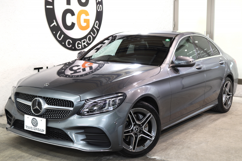 メルセデスベンツ Cクラス C200 AVG AMGﾗｲﾝ ﾚｰﾀﾞｰｾｰﾌﾃｨPKG　BSG搭載 後期 ｷｰﾚｽｺﾞｰ 黒革 HDDﾅﾋﾞTV ｽﾏﾎ連携 ﾊﾞｯｸｶﾒﾗ PTS LEDﾗｲﾄ AMGｴｱﾛ&18AW ﾀﾞｲﾅﾐｯｸS ｴｱｻｽ 9AT 希少色ｾﾚﾅｲﾄｸﾞﾚｰ　2年保証