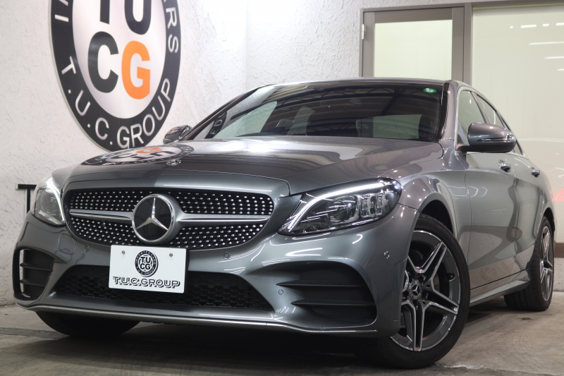 メルセデスベンツ Cクラス C200 AVG AMGﾗｲﾝ ﾚｰﾀﾞｰｾｰﾌﾃｨPKG　BSG搭載 後期 ｷｰﾚｽｺﾞｰ 黒革 HDDﾅﾋﾞTV ｽﾏﾎ連携 ﾊﾞｯｸｶﾒﾗ PTS LEDﾗｲﾄ AMGｴｱﾛ&18AW ﾀﾞｲﾅﾐｯｸS ｴｱｻｽ 9AT　2年保証