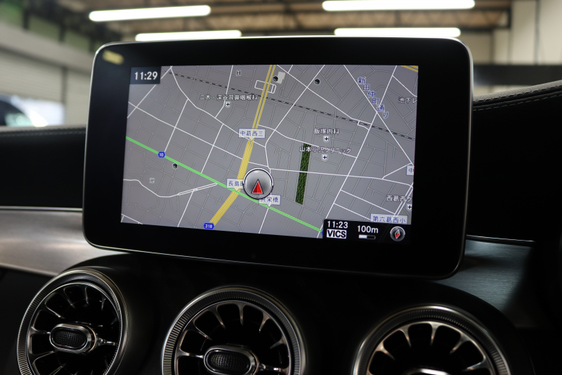 AMG Cクラス C43 4MATIC ｶﾌﾞﾘｵﾚ ﾚｰﾀﾞｰｾｰﾌﾃｨPKG　ｷｰﾚｽｺﾞｰ 黒本革 ｴｱｽｶｰﾌ HDDﾅﾋﾞTV BT音楽 ﾌﾞﾙﾒｽﾀｰ ﾊﾞｯｸｶﾒﾗ PTS LEDﾗｲﾄ AMG専用装備&ﾁｭｰﾆﾝｸﾞ 黒幌 9AT　2年保証