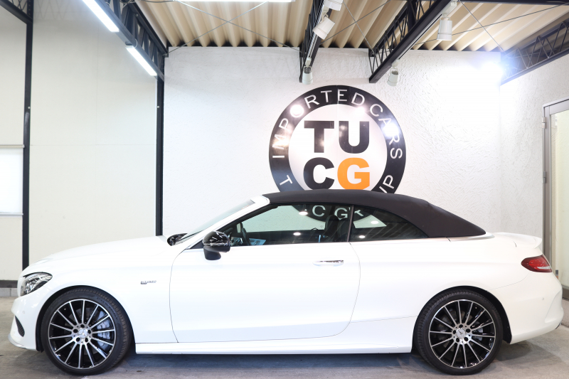 AMG Cクラス C43 4MATIC ｶﾌﾞﾘｵﾚ ﾚｰﾀﾞｰｾｰﾌﾃｨPKG　ｷｰﾚｽｺﾞｰ 黒本革 ｴｱｽｶｰﾌ HDDﾅﾋﾞTV BT音楽 ﾌﾞﾙﾒｽﾀｰ ﾊﾞｯｸｶﾒﾗ PTS LEDﾗｲﾄ AMG専用装備&ﾁｭｰﾆﾝｸﾞ 黒幌 9AT　2年保証