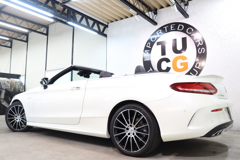 AMG Cクラス C43 4MATIC ｶﾌﾞﾘｵﾚ ﾚｰﾀﾞｰｾｰﾌﾃｨPKG　ｷｰﾚｽｺﾞｰ 黒本革 ｴｱｽｶｰﾌ HDDﾅﾋﾞTV BT音楽 ﾌﾞﾙﾒｽﾀｰ ﾊﾞｯｸｶﾒﾗ PTS LEDﾗｲﾄ AMG専用装備&ﾁｭｰﾆﾝｸﾞ 黒幌 9AT　2年保証