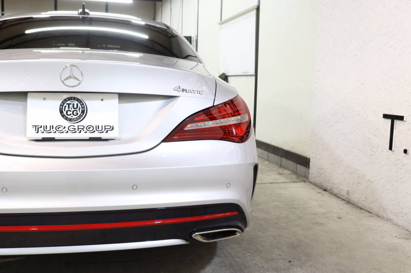 メルセデスベンツ CLAクラス CLA250ｼｭﾎﾟﾙﾄ 4MATIC ﾚｰﾀﾞｰｾｰﾌﾃｨPKG　後期 ｷｰﾚｽｺﾞｰ ﾚｻﾞｰDINAMICAｼｰﾄ HDDﾅﾋﾞTV ｽﾏﾎ連携 ﾊﾞｯｸｶﾒﾗ PTS LEDﾗｲﾄ AMGｴｱﾛ&18AW SPORT専用ﾁｭｰﾆﾝｸﾞ ﾀﾞｲﾅﾐｯｸS 7AT　2年保証