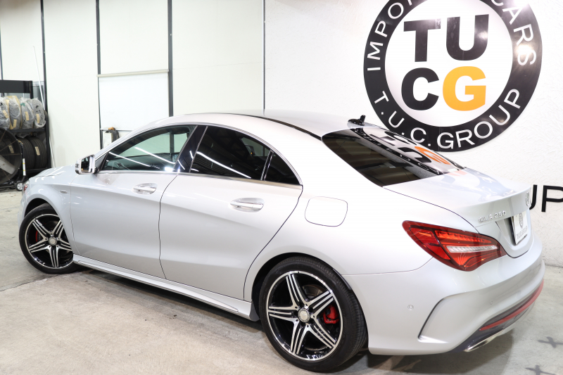 メルセデスベンツ CLAクラス CLA250ｼｭﾎﾟﾙﾄ 4MATIC ﾚｰﾀﾞｰｾｰﾌﾃｨPKG　後期 ｷｰﾚｽｺﾞｰ ﾚｻﾞｰDINAMICAｼｰﾄ HDDﾅﾋﾞTV ｽﾏﾎ連携 ﾊﾞｯｸｶﾒﾗ PTS LEDﾗｲﾄ AMGｴｱﾛ&18AW SPORT専用ﾁｭｰﾆﾝｸﾞ ﾀﾞｲﾅﾐｯｸS 7AT　2年保証