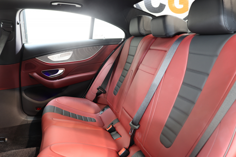 メルセデスベンツ CLS CLS450 4MATIC ｽﾎﾟｰﾂ ｴｸｽｸﾙｰｼﾌﾞ&ﾚｰﾀﾞｰｾｰﾌﾃｨPKG　ISG搭載 ｷｰﾚｽｺﾞｰ 赤/黒本革 ﾍﾞﾝﾁﾚｰﾀｰ ｻﾝﾙｰﾌ HDDﾅﾋﾞTV ｽﾏﾎ連携 ﾌﾞﾙﾒｽﾀｰ 360ｶﾒﾗ PTS LEDﾗｲﾄ 自動ﾄﾗﾝｸ ﾊﾝｽﾞﾌﾘｰA AMGｴｱﾛ&19AW ﾜｲﾔﾚｽ充電 ｴｱｻｽ 9AT　2年保証
