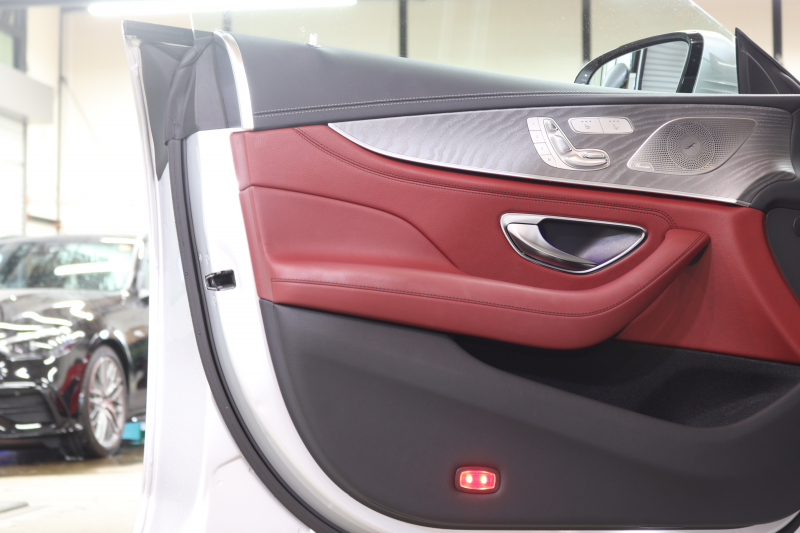 メルセデスベンツ CLS CLS450 4MATIC ｽﾎﾟｰﾂ ｴｸｽｸﾙｰｼﾌﾞ&ﾚｰﾀﾞｰｾｰﾌﾃｨPKG　ISG搭載 ｷｰﾚｽｺﾞｰ 赤/黒本革 ﾍﾞﾝﾁﾚｰﾀｰ ｻﾝﾙｰﾌ HDDﾅﾋﾞTV ｽﾏﾎ連携 ﾌﾞﾙﾒｽﾀｰ 360ｶﾒﾗ PTS LEDﾗｲﾄ 自動ﾄﾗﾝｸ ﾊﾝｽﾞﾌﾘｰA AMGｴｱﾛ&19AW ﾜｲﾔﾚｽ充電 ｴｱｻｽ 9AT　2年保証