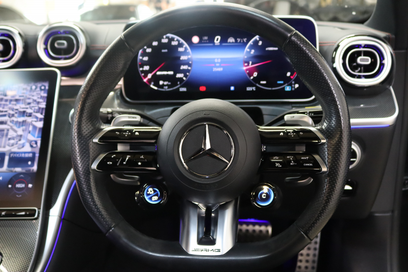 AMG Cクラス C43 4MATIC ｽﾃｰｼｮﾝﾜｺﾞﾝ AMGﾅｲﾄ&ﾚｰﾀﾞｰｾｰﾌﾃｨPKG　BSG搭載 1ｵｰﾅｰ ｷｰﾚｽｺﾞｰ 黒本革 ﾍﾞﾝﾁﾚｰﾀｰ ﾊﾟﾉﾗﾏSR HUD MBUXﾅﾋﾞTV&ARﾅﾋﾞ ｽﾏﾎ連携 ﾌﾞﾙﾒｽﾀｰ 360ｶﾒﾗ PTS LEDﾗｲﾄ 自動Rｹﾞｰﾄ AMG専用装備&ﾁｭｰﾆﾝｸﾞ ﾘｱｱｸｽﾙｽﾃｱ 9AT 希少色　2年保証