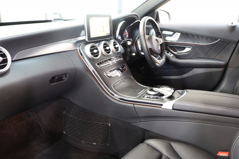 AMG Cクラス C43 4MATIC ｴｸｽｸﾙｰｼﾌﾞ&ﾚｰﾀﾞｰｾｰﾌﾃｨPKG　中期 ｷｰﾚｽｺﾞｰ 黒本革 ﾍｯﾄﾞｱｯﾌﾟD HDDﾅﾋﾞTV&ｷｬﾝｾﾗｰ BT音楽 ﾌﾞﾙﾒｽﾀｰ ﾊﾞｯｸｶﾒﾗ PTS LEDﾗｲﾄ 自動ﾄﾗﾝｸ ﾊﾝｽﾞﾌﾘｰA AMG専用装備&ﾁｭｰﾆﾝｸﾞﾀﾞｲﾅﾐｯｸｾﾚｸﾄ 9AT　2年保証