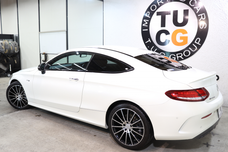 AMG Cクラス C43 4MATICｸｰﾍﾟ ﾚｰﾀﾞｰｾｰﾌﾃｨPKG　ｷｰﾚｽｺﾞｰ 黒本革 ﾍｯﾄﾞｱｯﾌﾟD HDDﾅﾋﾞTV BT音楽 ﾊﾞｯｸｶﾒﾗ PTS LEDﾗｲﾄ 自動ﾄﾗﾝｸ ﾊﾝｽﾞﾌﾘｰA AMG専用装備&ﾁｭｰﾆﾝｸﾞﾀﾞｲﾅﾐｯｸｾﾚｸﾄ 9AT　2年保証