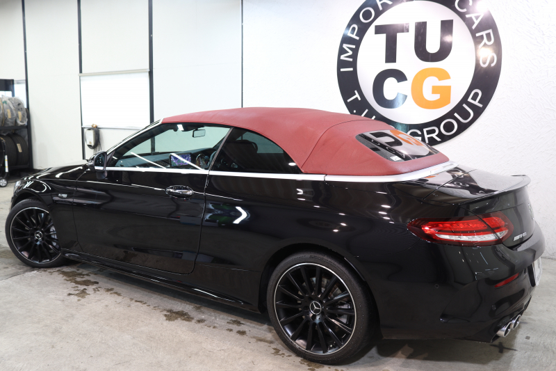 AMG Cクラス C43 4MATIC ｶﾌﾞﾘｵﾚ ﾚｰﾀﾞｰｾｰﾌﾃｨPKG　後期 赤本革 ｴｱｽｶｰﾌ ﾍｯﾄﾞｱｯﾌﾟD HDDﾅﾋﾞTV ｽﾏﾎ連携 ﾌﾞﾙﾒｽﾀｰ ﾊﾞｯｸｶﾒﾗ PTS LEDﾗｲﾄ AMG専用装備&ﾁｭｰﾆﾝｸﾞﾀﾞｲﾅﾐｯｸｾﾚｸﾄ 赤幌 9AT　2年保証