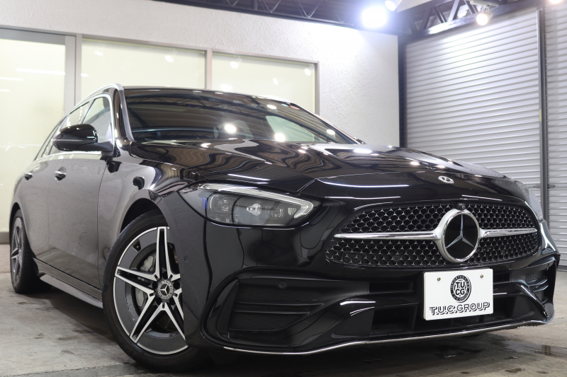 メルセデスベンツ Cクラス C220dｽﾃｰｼｮﾝﾜｺﾞﾝ AVG AMGﾗｲﾝ ﾚｻﾞｰｴｸｽｸﾙｰｼﾌﾞ&ﾍﾞｰｼｯｸ&ﾚｰﾀﾞｰｾｰﾌﾃｨPKG　ISG搭載 ｷｰﾚｽｺﾞｰ 黒本革 ﾊﾟﾉﾗﾏSR ﾍｯﾄﾞｱｯﾌﾟD MBUXﾅﾋﾞTV&ARﾅﾋﾞ ｽﾏﾎ連携 360ｶﾒﾗ PTS LEDﾗｲﾄ 自動Rｹﾞｰﾄ AMGｴｱﾛ&18AW ﾜｲﾔﾚｽ充電 9AT　2年保証 新車保証