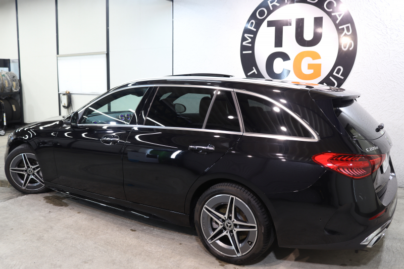 メルセデスベンツ Cクラス C220dｽﾃｰｼｮﾝﾜｺﾞﾝ AVG AMGﾗｲﾝ ﾚｻﾞｰｴｸｽｸﾙｰｼﾌﾞ&ﾍﾞｰｼｯｸ&ﾚｰﾀﾞｰｾｰﾌﾃｨPKG　ISG搭載 ｷｰﾚｽｺﾞｰ 黒本革 ﾊﾟﾉﾗﾏSR ﾍｯﾄﾞｱｯﾌﾟD MBUXﾅﾋﾞTV&ARﾅﾋﾞ ｽﾏﾎ連携 360ｶﾒﾗ PTS LEDﾗｲﾄ 自動Rｹﾞｰﾄ AMGｴｱﾛ&18AW ﾜｲﾔﾚｽ充電 9AT　2年保証 新車保証