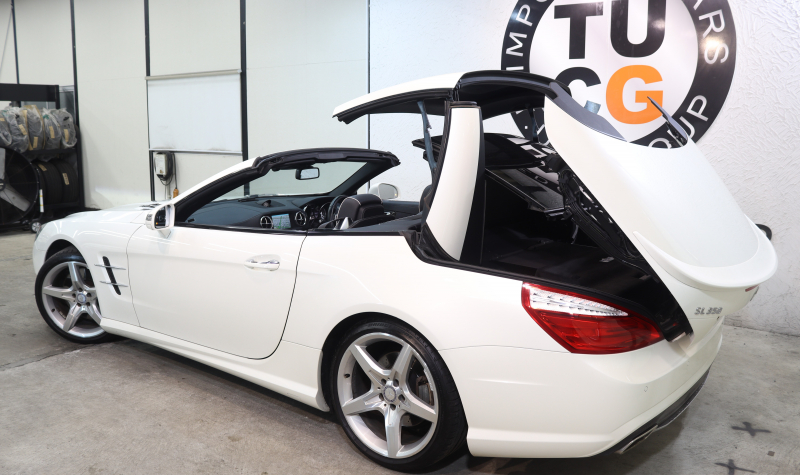 メルセデスベンツ SLクラス SL350 BL-EF AMGｽﾎﾟｰﾂ&ﾚｰﾀﾞｰｾｰﾌﾃｨPKG　ｷｰﾚｽｺﾞｰ 黒本革 ｴｱｽｶｰﾌ ﾏｼﾞｯｸｽｶｲR HDDﾅﾋﾞTV BT音楽 ﾊﾞｯｸｶﾒﾗ PTS ｷｾﾉﾝ 自動ﾄﾗﾝｸ ﾊﾝｽﾞﾌﾘｰA AMGｴｱﾛ&19AW ABCｻｽ 7AT　2年保証