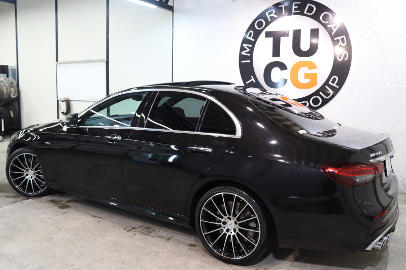 AMG Eクラス E53 4MATIC+ ｴｸｽｸﾙｰｼﾌﾞ&ﾚｰﾀﾞｰｾｰﾌﾃｨPKG　ISG搭載 後期 ｷｰﾚｽｺﾞｰ 黒本革 ﾍﾞﾝﾁﾚｰﾀｰ ﾊﾟﾉﾗﾏSR MBUXﾅﾋﾞTV ｽﾏﾎ連携 ﾌﾞﾙﾒｽﾀｰ 360ｶﾒﾗ PTS LEDﾗｲﾄ 自動ﾄﾗﾝｸ AMG専用装備&ﾁｭｰﾆﾝｸﾞ ﾜｲﾔﾚｽ充電 ｸﾛｰｼﾞﾝｸﾞS 9AT　2年保証