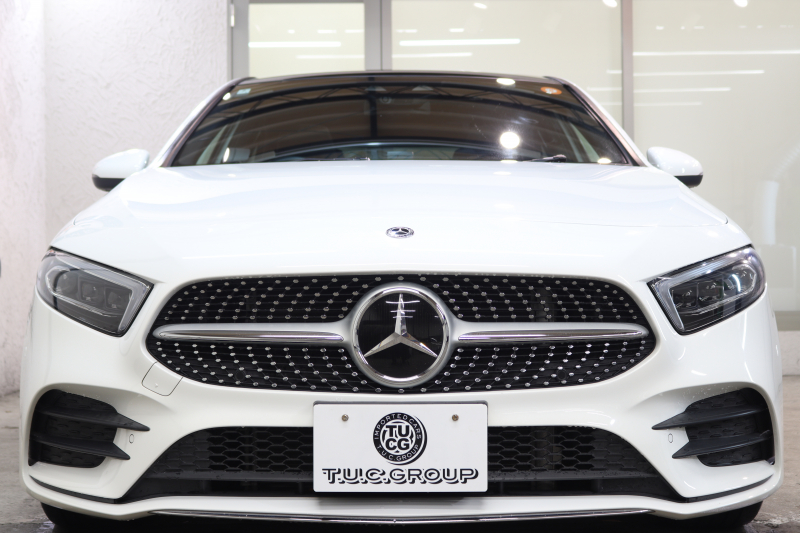 メルセデスベンツ Aクラス A180ｽﾀｲﾙ AMGﾗｲﾝ AMGﾚｻﾞｰｴｸｽｸﾙｰｼﾌﾞ&ﾅﾋﾞｹﾞｰｼｮﾝ&ﾚｰﾀﾞｰｾｰﾌﾃｨPKG　1ｵｰﾅｰ ｷｰﾚｽｺﾞｰ 赤/黒本革 ﾊﾟﾉﾗﾏSR MBUXﾅﾋﾞTV BT音楽 ﾊﾞｯｸｶﾒﾗ PTS LEDﾗｲﾄ AMGｴｱﾛ&18AW ﾀﾞｲﾅﾐｯｸｾﾚｸﾄ ﾜｲﾔﾚｽ充電 7AT　2年保証